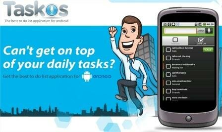 Taskos Task List is one of the most interesting app since it offers the possibility to create and organize your To Do List extremely quickly